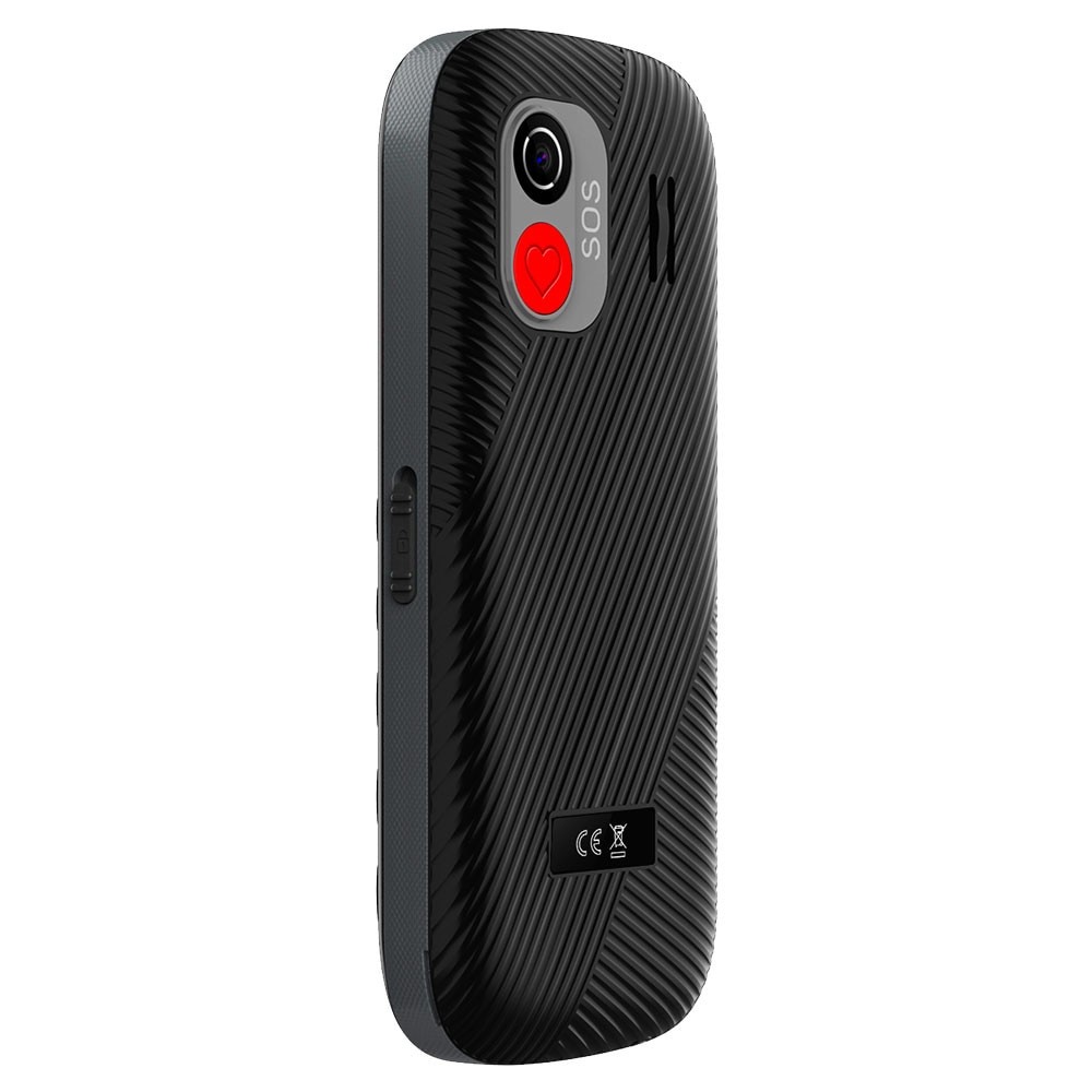 Telefon mobil iHunt Senior Comfort, Display 1.77", Dual SIM, GSM, Bluetooth, Camera, Meniu Limba Romana, Taste Mari, Lanterna, Radio FM fara cablu, Baterie 1000mAh, Buton SOS, Sunet Puternic, Negru