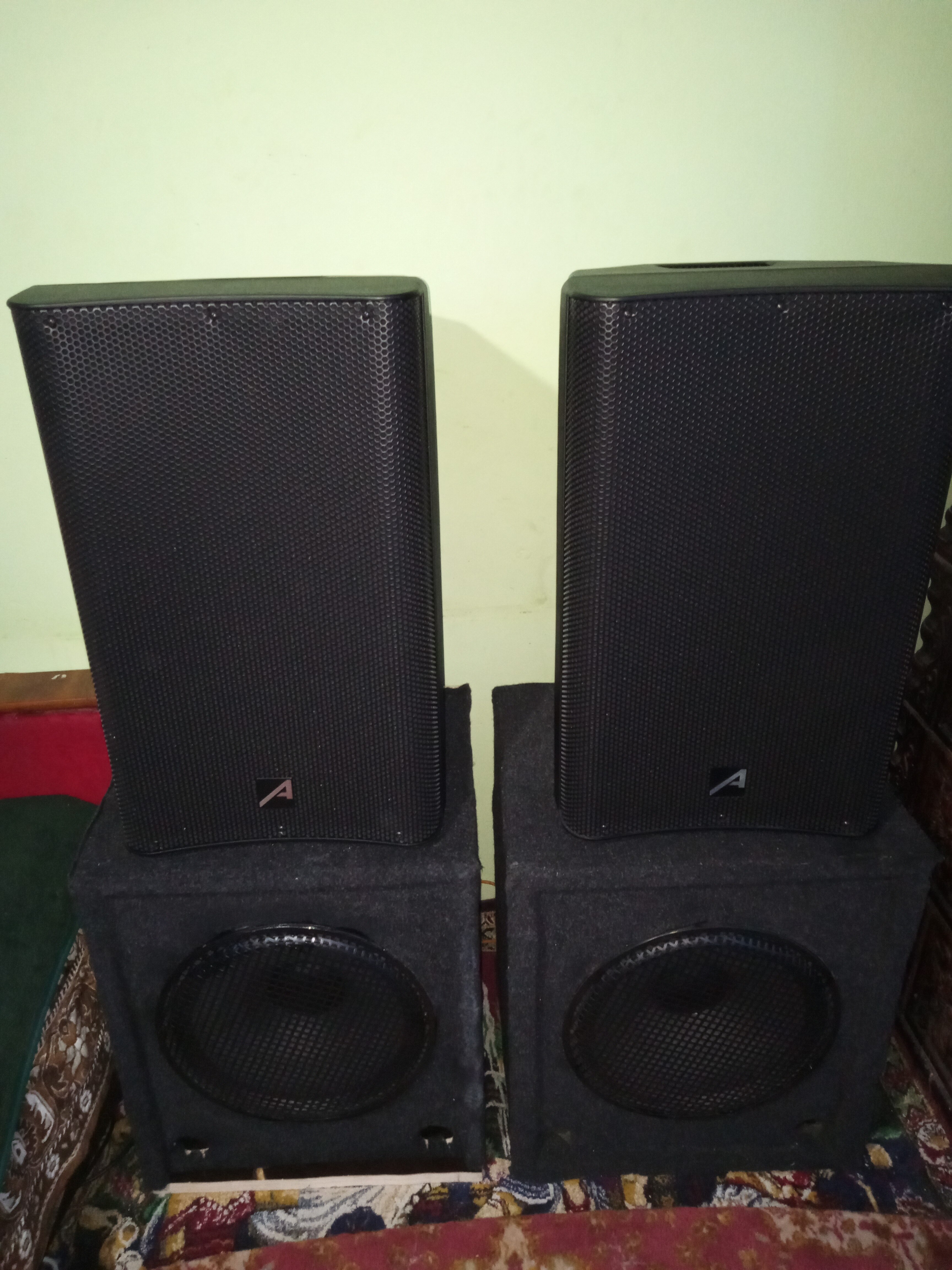 Pachet boxa activa + boxa pasiva Audibax Freeport 215