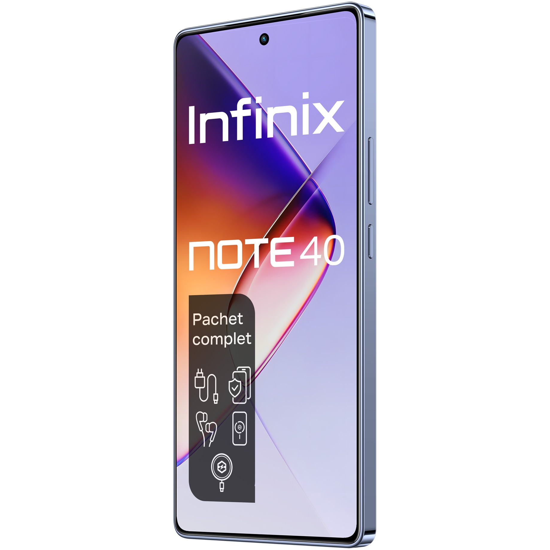 Telefon mobil Infinix NOTE 40, 8GB RAM, 256GB, 4G, Obsidian Black