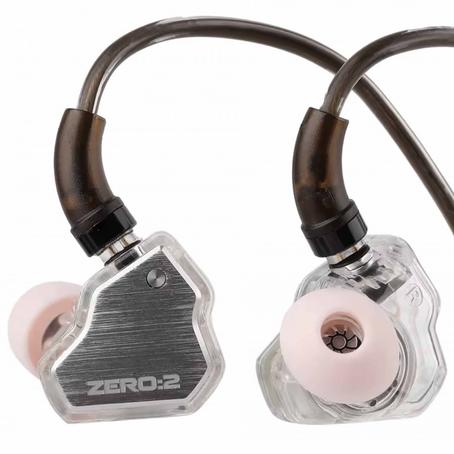 Casti intraauriculare 7HZ x Crinacle ZERO II, USB-C, driver 10mm, microfon HD, cristal