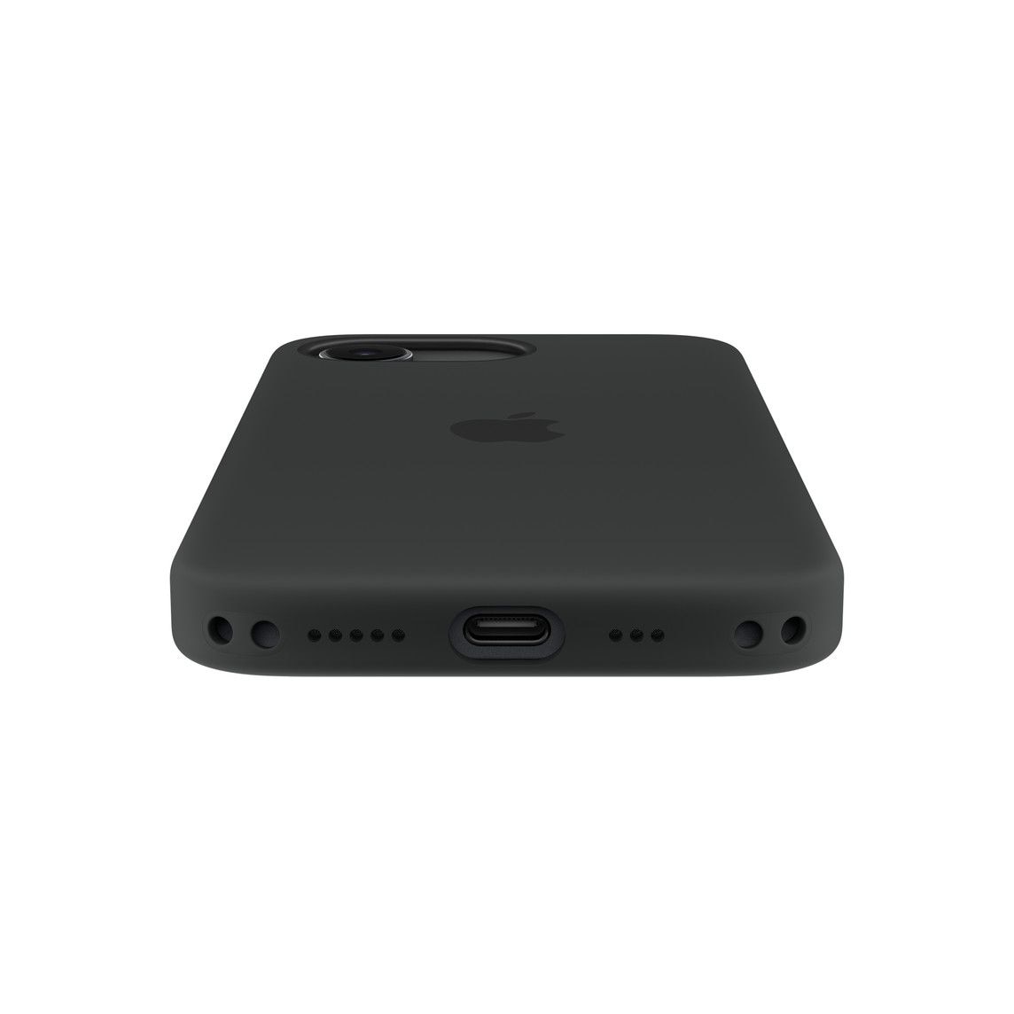 Husa de protectie Apple Silicone Case with MagSafe pentru iPhone 17e, Black