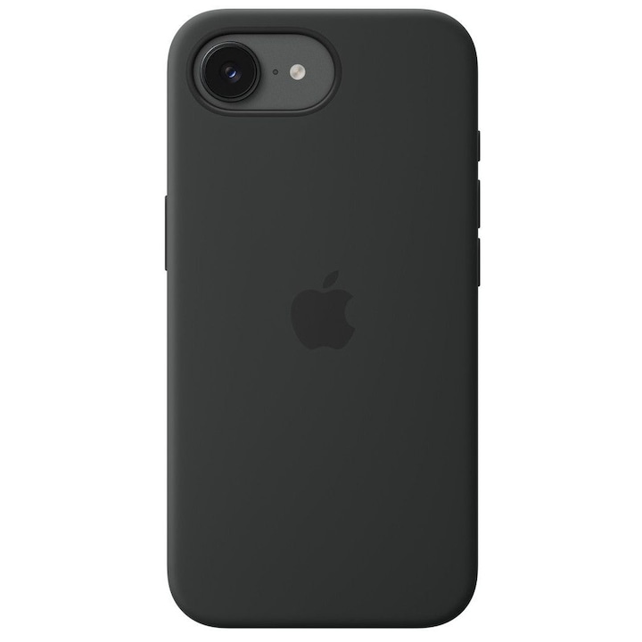 Husa de protectie Apple Silicone Case with MagSafe pentru iPhone 17e, Black