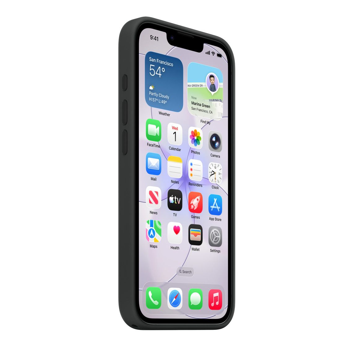 Husa de protectie Apple Silicone Case with MagSafe pentru iPhone 17e, Black