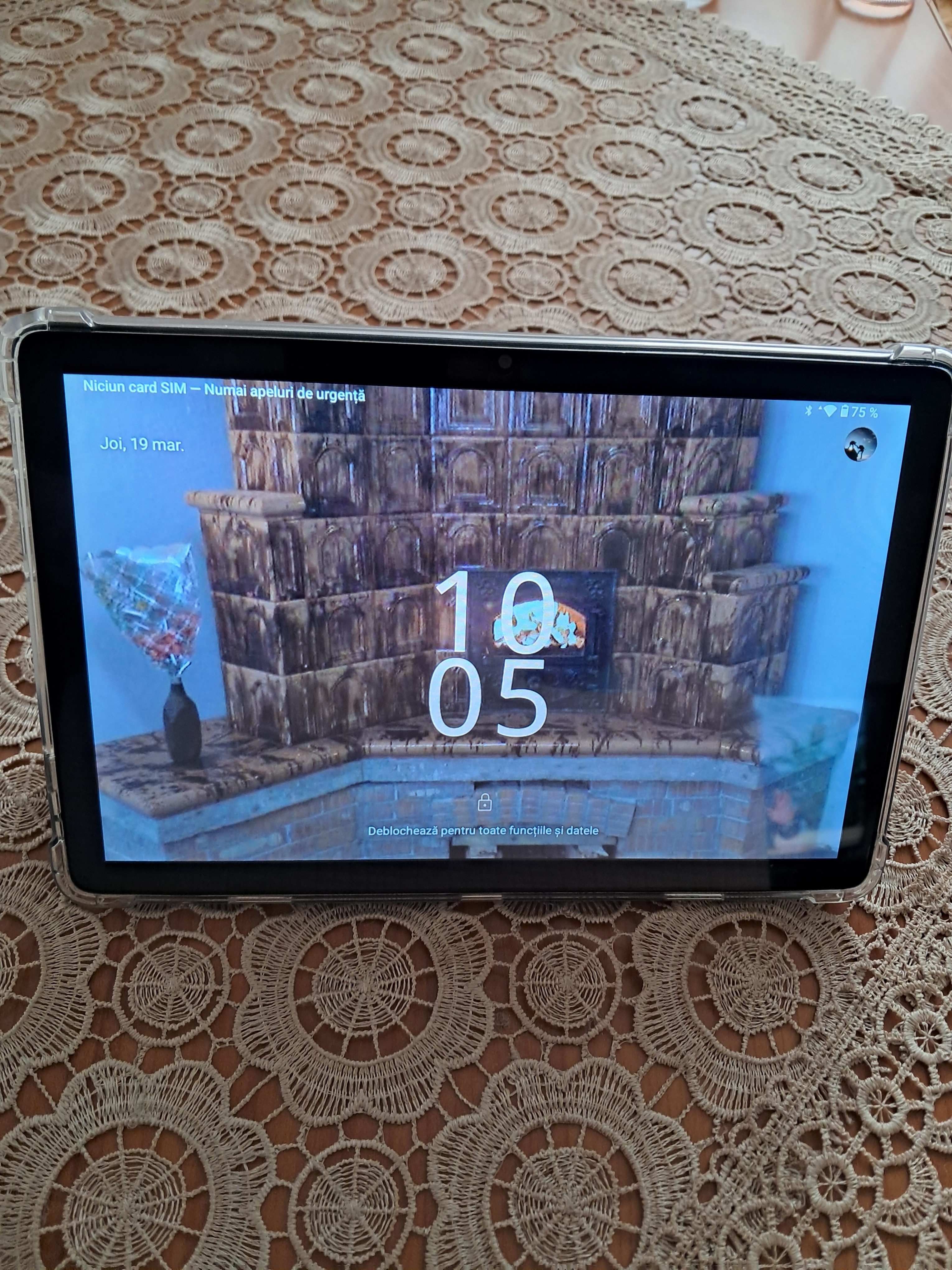 Tableta 2-in-1, de 13.4 inch, Android 16, 24GB RAM (6GB+18GB Extins) + 256GB ROM, 5G WiFi, 10000mAh, Octa-Core T620, Ecran IPS FHD 1920x1200 IPS, 18W Fast Charge, Dual Camera 13MP+5MP, Suport Extindere Stocare 1TB, Tastatura + Mouse + Casti + Husa Incluse