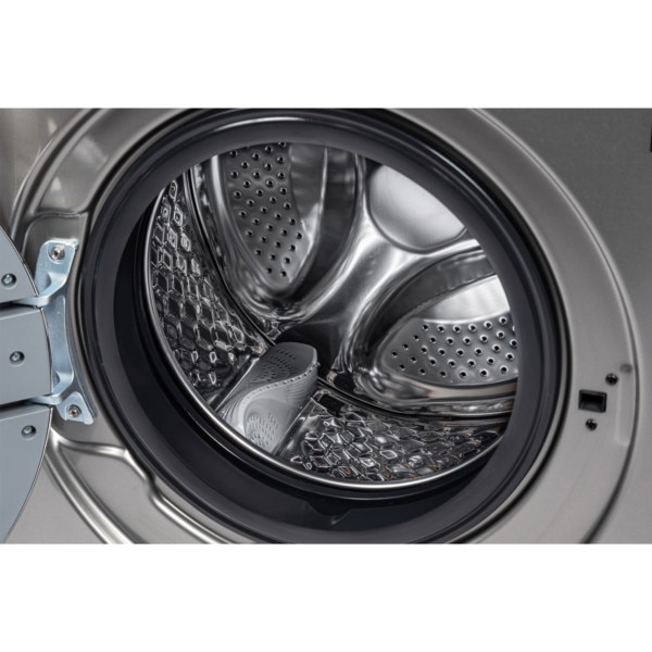Masina de spalat rufe Samus WSADI-10145DS, 10 kg, Motor inverter, 1400 rotatii, 15 programe, Clasa energetica A, Termostat reglabil, Afisaj electronic, gri inchis
