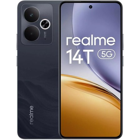 Telefon mobil realme 14T 5G, Dual SIM, 256GB, 8GB RAM Obsidian Black