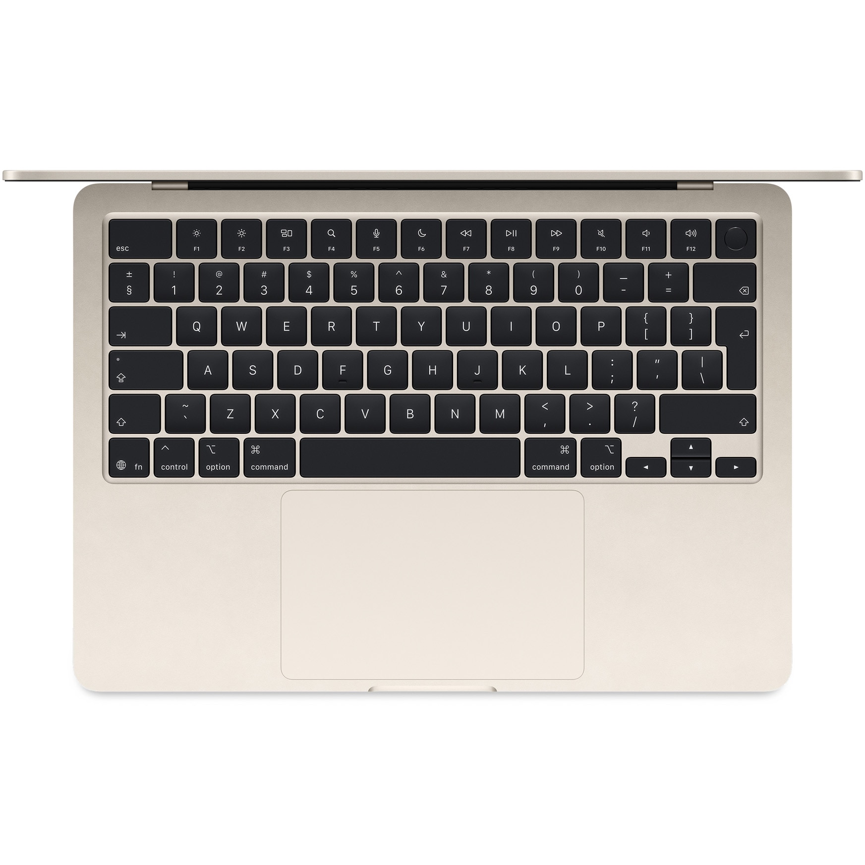 Apple MacBook Air 13'' cu procesor Apple M5, 10 nuclee CPU, 10 nuclee GPU, 24GB RAM, 1TB SSD, Starlight, Tastatura Internationala
