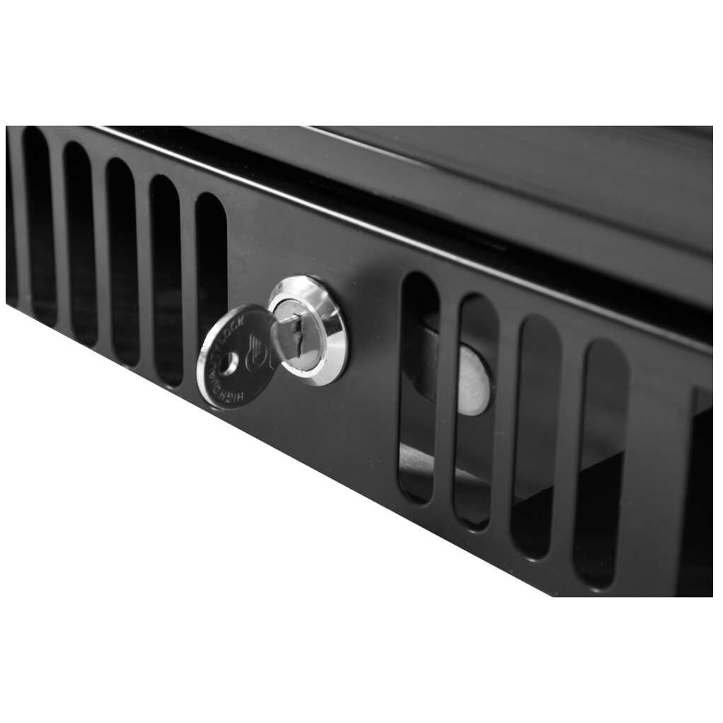 Vitrina de racire a sticlei cu 3 usi 341 l negru Yato YG-05360