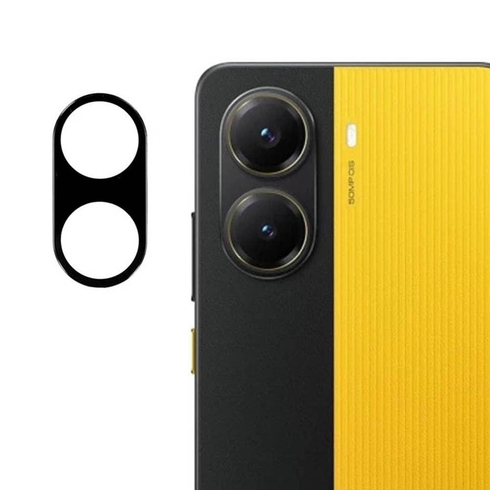 Folie Camera pentru Xiaomi Poco X7 Pro - Techsuit Full Camera Glass - Negru