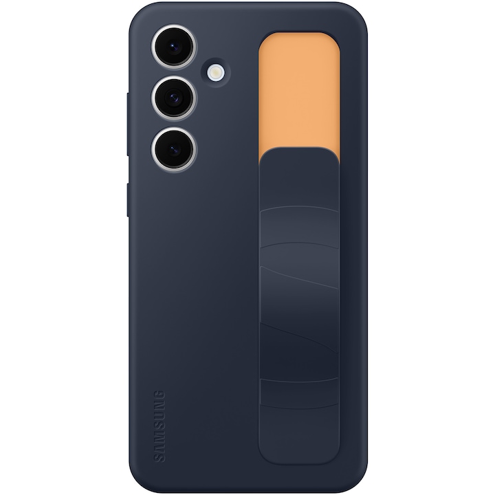 Husa de protectie Samsung Standing Grip Case pentru Galaxy S24 FE, Blue black