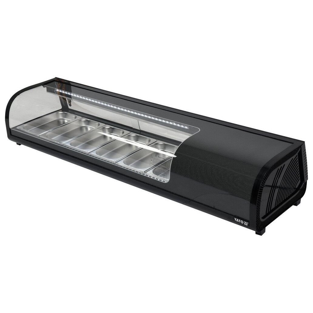 6x1/3GN vitrina frigorifica pentru sushi refrigerata Yato YG-05002