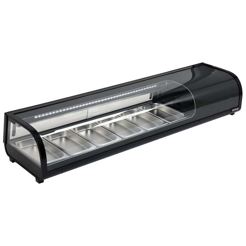 6x1/3GN vitrina frigorifica pentru sushi refrigerata Yato YG-05002
