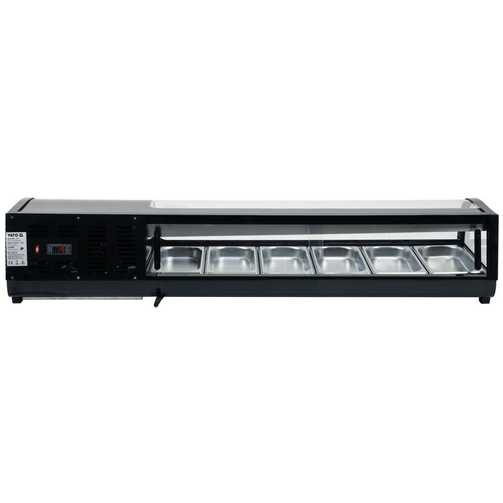 6x1/3GN vitrina frigorifica pentru sushi refrigerata Yato YG-05002