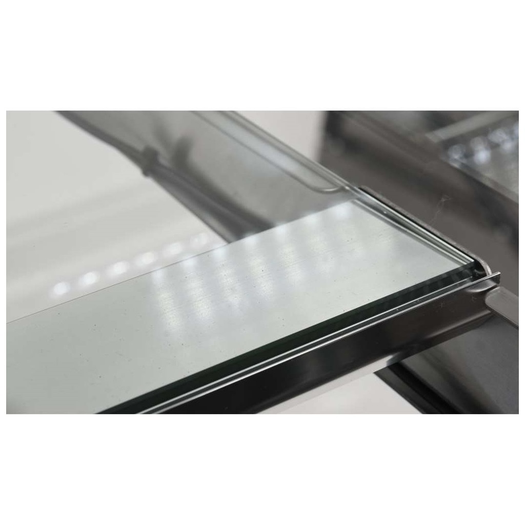 Vitrina frigorifica de sine statatoare cu o capacitate de 300L, de culoare neagra Yato YG-05040