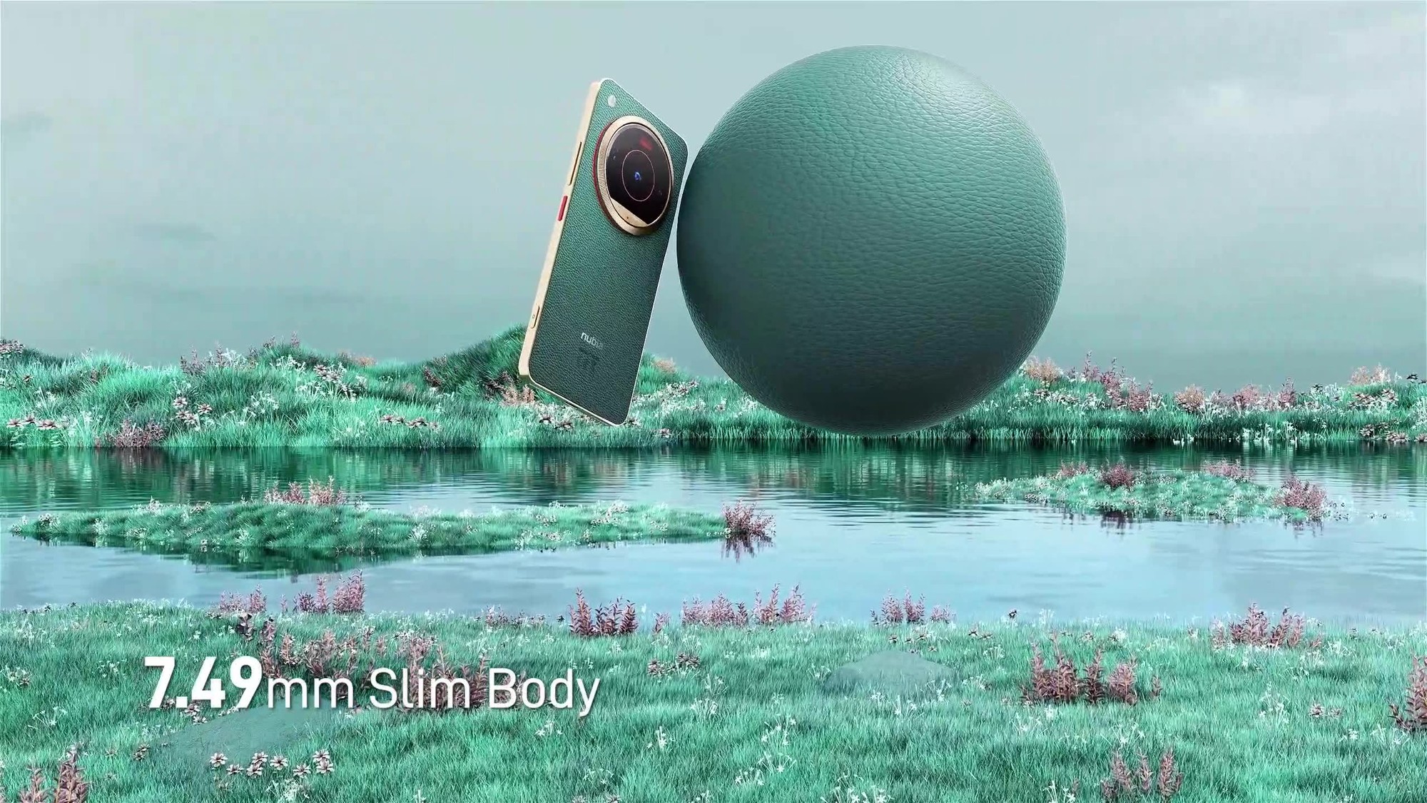 Telefon mobil ZTE nubia Focus 2 Ultra, Dual SIM, 8GB, 512GB, 5G, Verde