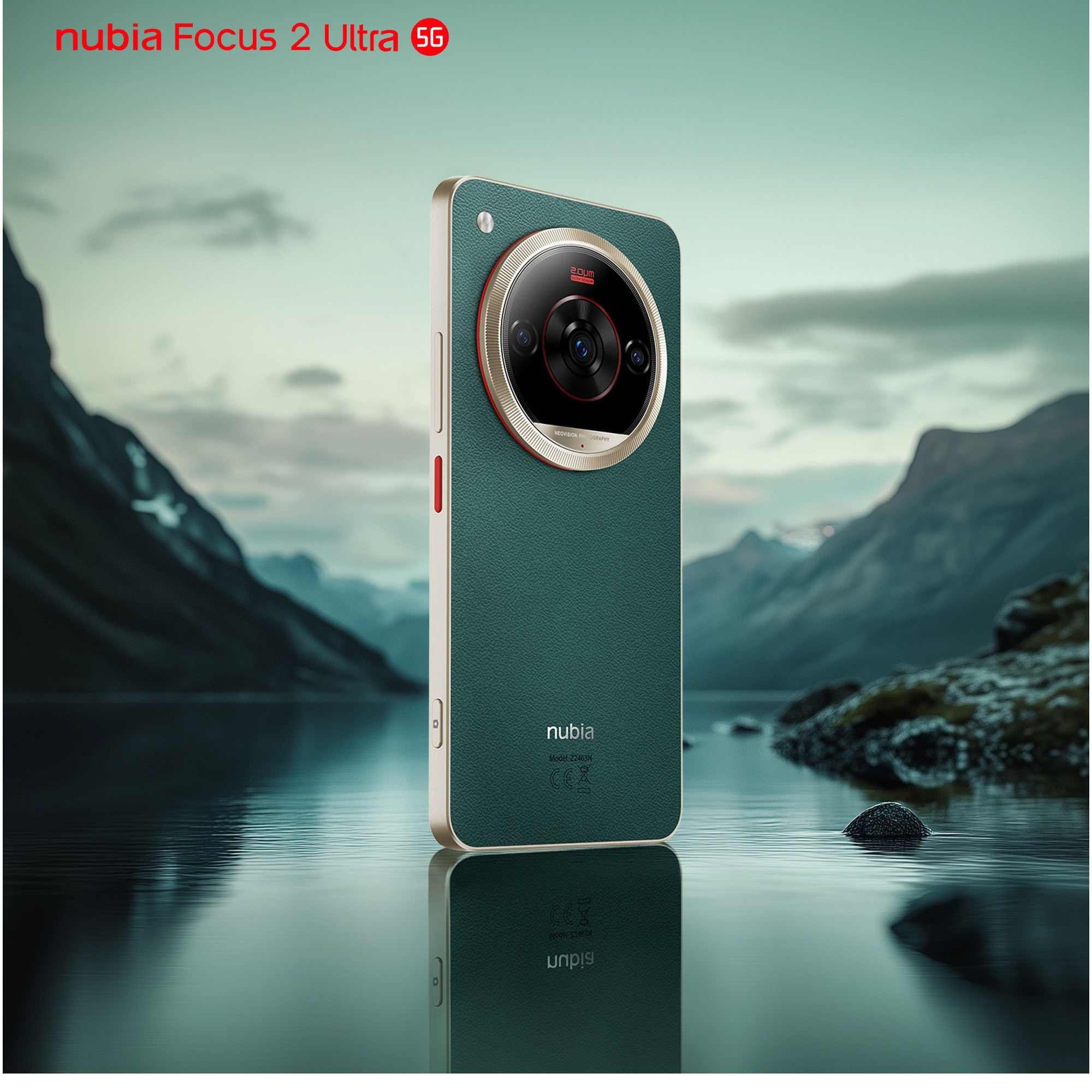 Telefon mobil ZTE nubia Focus 2 Ultra, Dual SIM, 8GB, 512GB, 5G, Verde