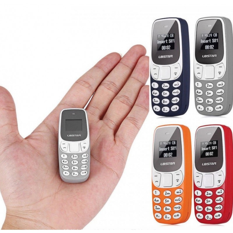 MINI TELEFON DUAL SIM CU RADIO FM SI BLUETOOTH ,NEGRU