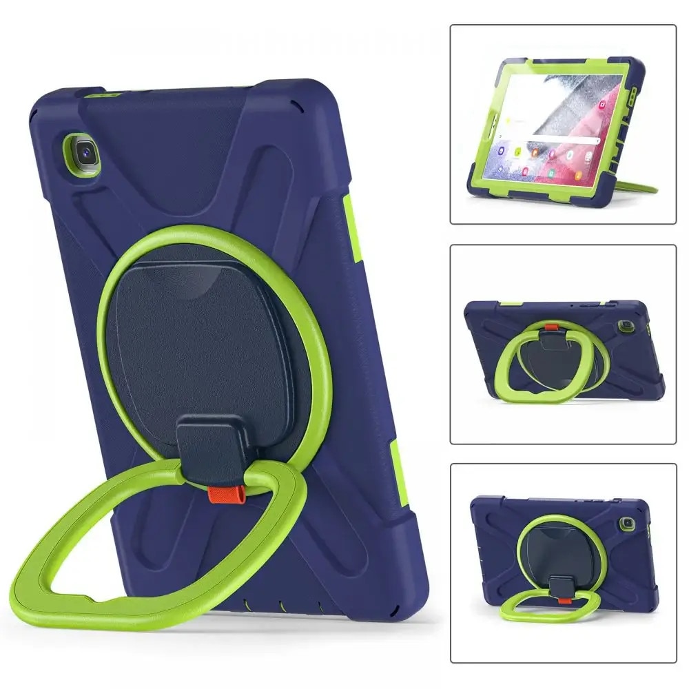 Husa Tableta, TECH-PROTECT X-Armor, Rezistenta la Socuri, Suport Integrat, verde/bleumarin, pentru Galaxy Tab A7 Lite 8.7 T220/T225