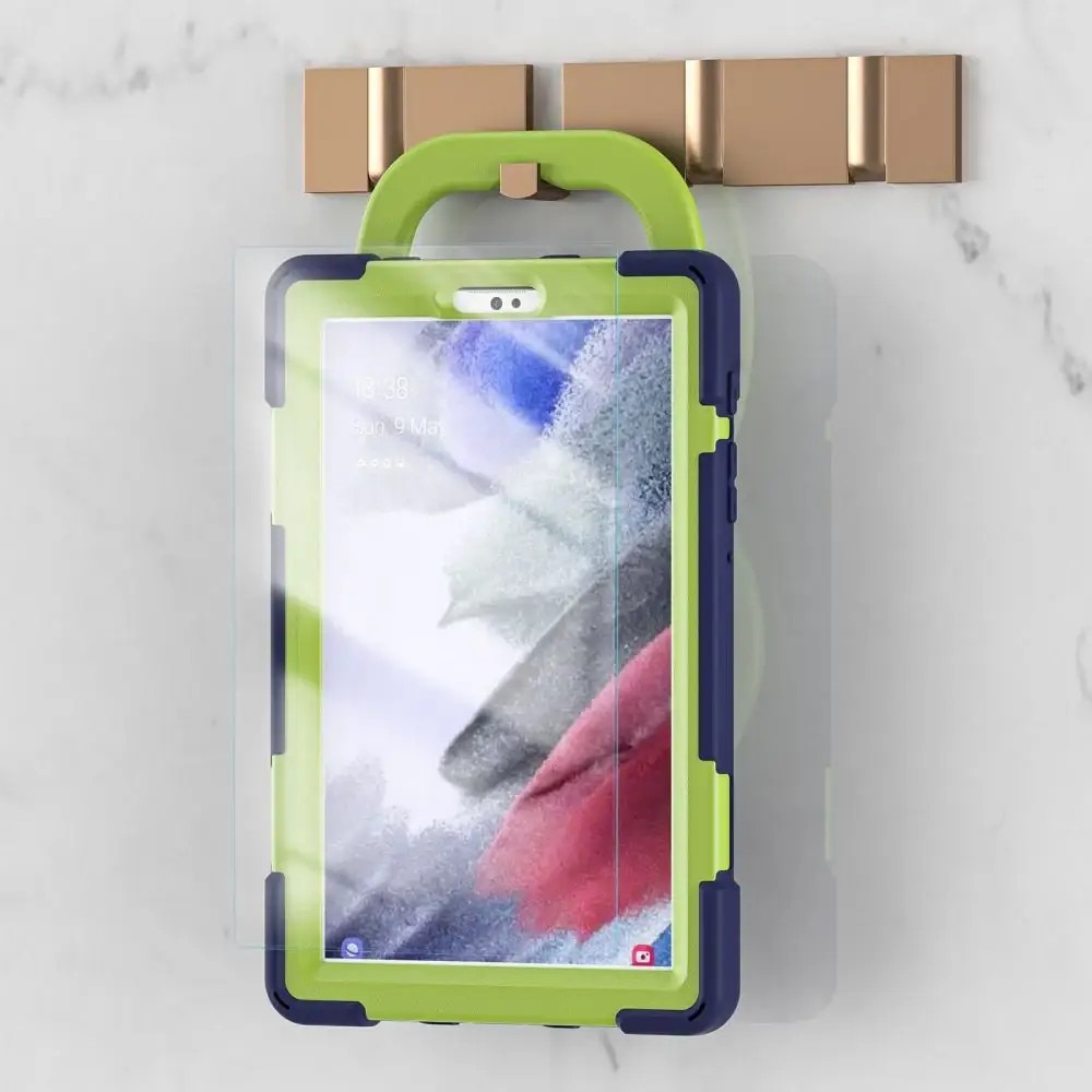 Husa Tableta, TECH-PROTECT X-Armor, Rezistenta la Socuri, Suport Integrat, verde/bleumarin, pentru Galaxy Tab A7 Lite 8.7 T220/T225