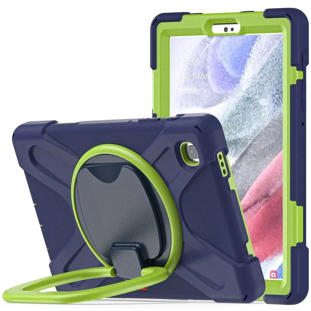 Husa Tableta, TECH-PROTECT X-Armor, Rezistenta la Socuri, Suport Integrat, verde/bleumarin, pentru Galaxy Tab A7 Lite 8.7 T220/T225