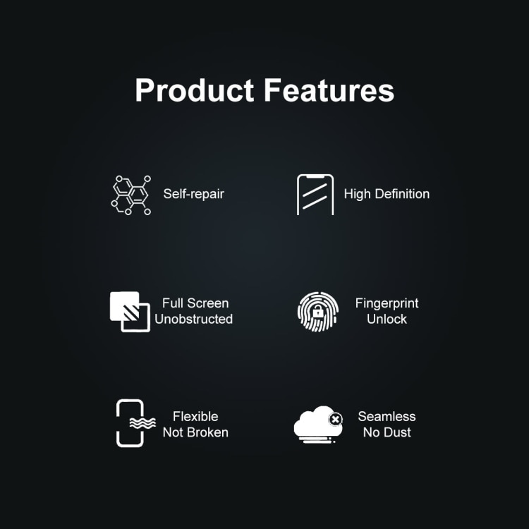 Folie Protectie Ecran pentru Motorola Edge 50 Fusion, Hidrogel Premium, Anti-Amprente, Regenerabila, Compatibila Cu Senzorul de Amprente, Kit Complet Pentru Instalare, Mata