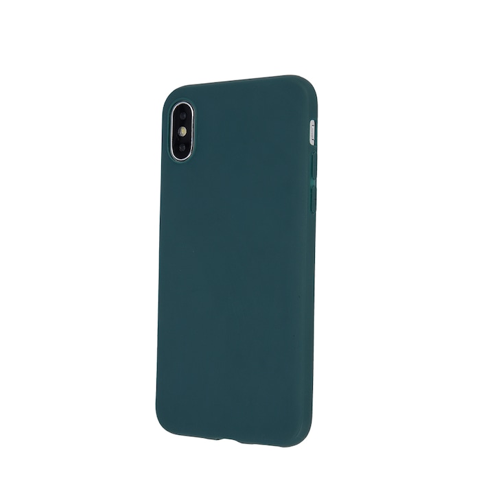 Husa mata din TPU pentru iPhone 15 Pro Max, verde
