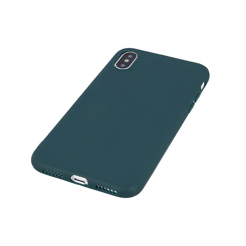 Husa mata din TPU pentru iPhone 15 Pro Max, verde