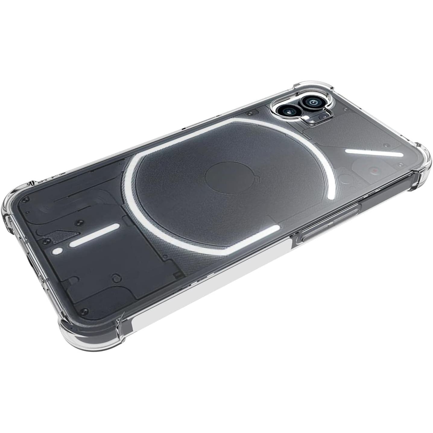 Husa silicon transparenta compatibila cu Nothing Phone 1, Patru colturi rezistent la socuri, clar