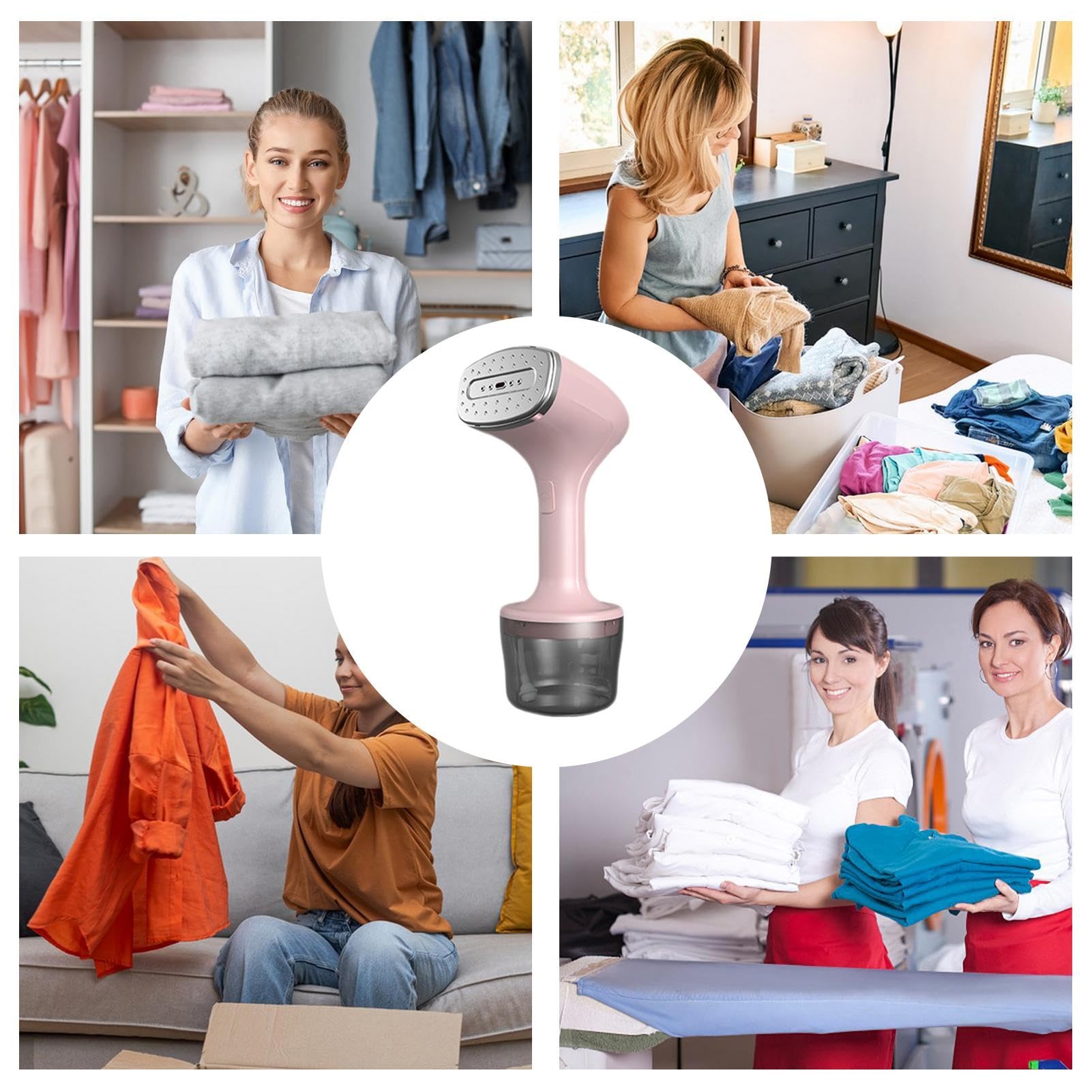 Steamer de imbracaminte portabil, 260ml, functie auto-oprire, abur puternic, compact