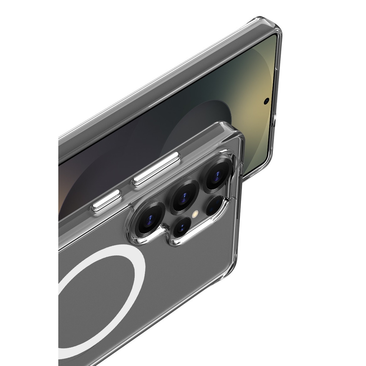 Husa de Protectie, Compatibila cu Samsung Galaxy S26 Ultra, Doctor Shield Fantom, Compatibila cu MagSafe -Transparent