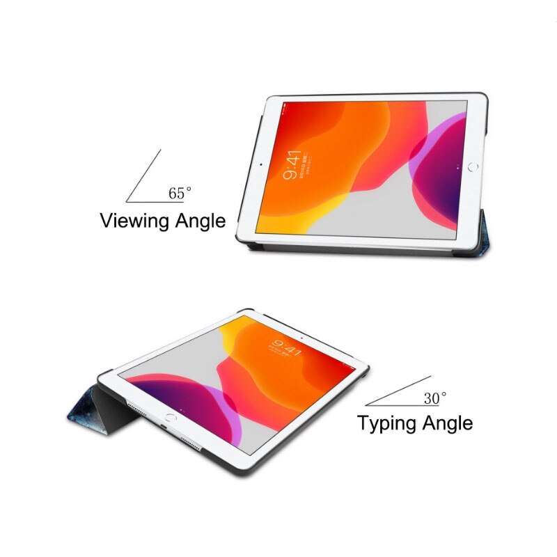 Husa pentru tableta, piele triplata, 10.5'', compatibila cu Samsung Galaxy Tab A8 10.5” X205/X205 2021, Mauve