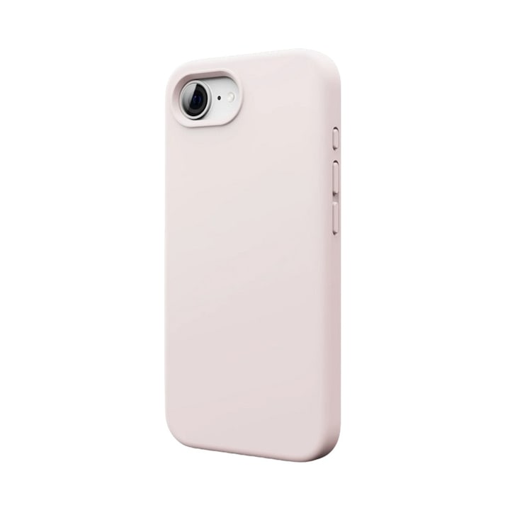 Husa de telefon compatibilă cu iPhone 17e - husă din silicon roz pudră