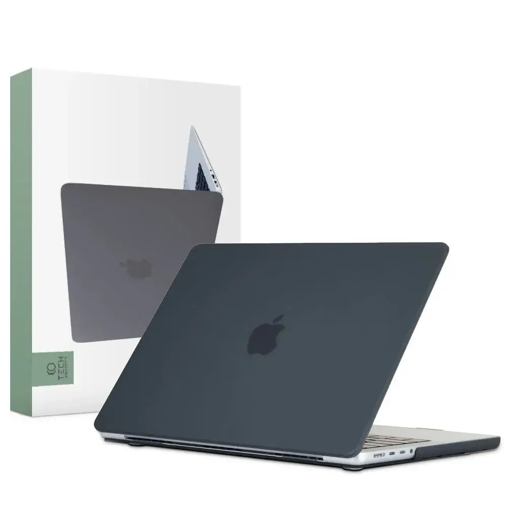 TECH-PROTECT Carcasa laptop compatibila cu Macbook Pro 14 inch 2021/2022/2023 Matte Black