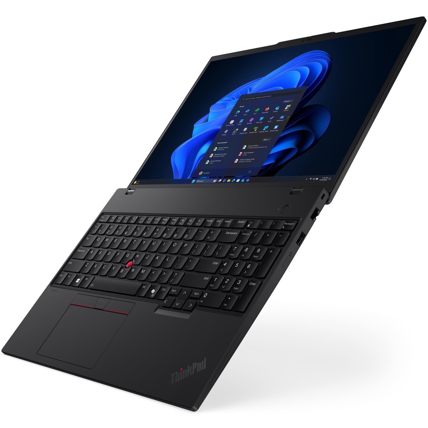 Laptop Lenovo ThinkPad T16 Gen 4 cu procesor Intel Core™ Ultra 7 255U pana la 5.2GHz, 16" WUXGA, IPS, 32GB DDR5 RAM, 1TB SSD, Intel® Graphics, Windows® 11 Pro, Black, 3Y Courier