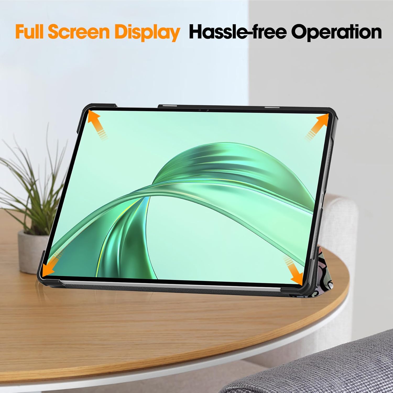 Husa tableta pentru, Honor Pad X8a 11 Inch, auto functie sleep/wake tip stand, Graffiti