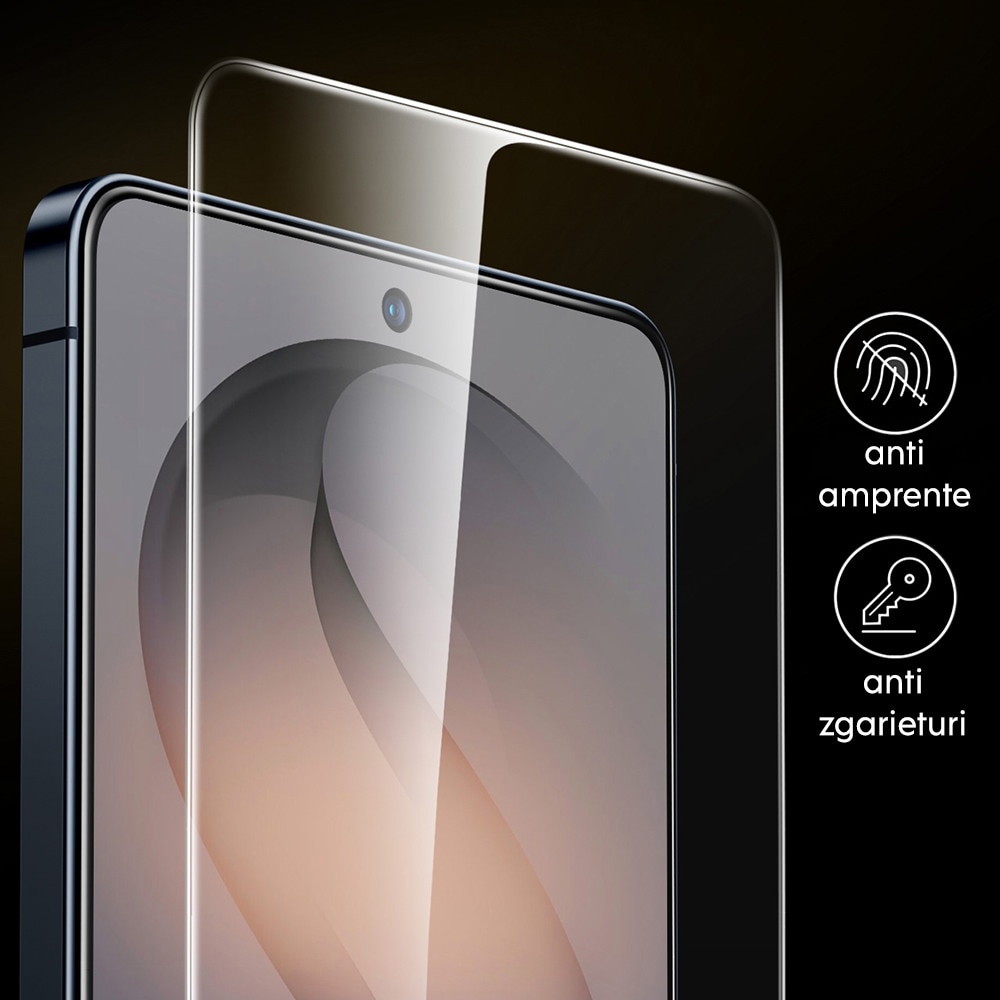 Pachet 2 x Folie sticla pentru Samsung Galaxy S26 Ultra ESR Armorite cu aplicator automat, Potrivire automata, Transparenta