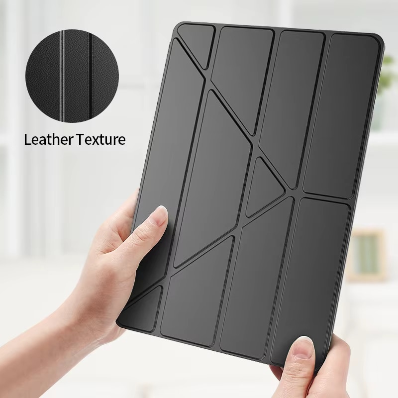 Husa Trifold Magnetica pentru Samsung Galaxy Tab S10+ Plus 2024/ S9 FE+ Plus / S9+ Plus 12.4", Smart Cover, Suport Stylus