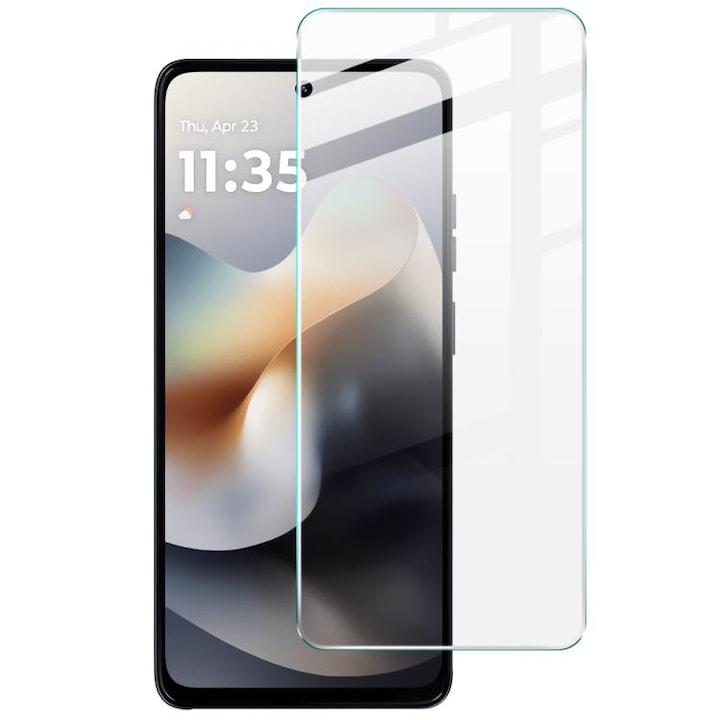 Folie Protectie Ecran pentru Motorola Moto G56, Sticla Japoneza Securizata Temperata Asahi, 9H, Transparenta