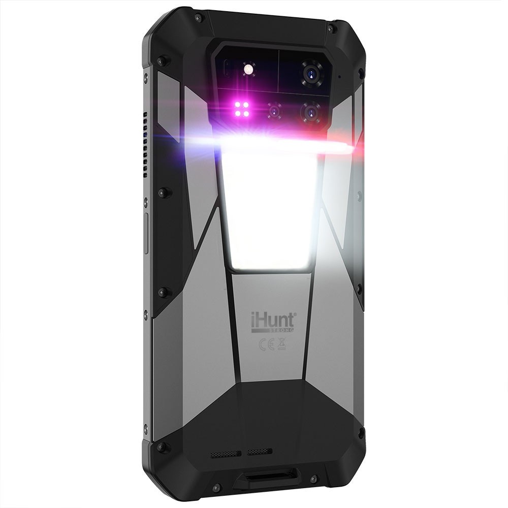 Telefon mobil iHunt Tank 4 Pro, 5G, Dual SIM, 6.73-inch 3K 120Hz AMOLED, Proiector Video Laser 720P 60Hz, Octa-Core, 36GB RAM, 1TB, Camera 50AF + 64 Night + 50MP Telephoto / 32MP Fata, Incarcare Turbo 120W, NFC, IP68/IP69, Android 14