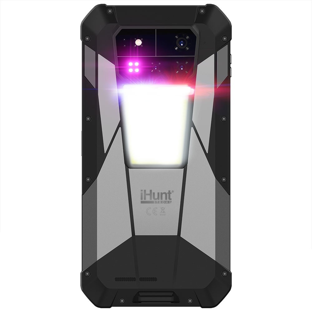 Telefon mobil iHunt Tank 4 Pro, 5G, Dual SIM, 6.73-inch 3K 120Hz AMOLED, Proiector Video Laser 720P 60Hz, Octa-Core, 36GB RAM, 1TB, Camera 50AF + 64 Night + 50MP Telephoto / 32MP Fata, Incarcare Turbo 120W, NFC, IP68/IP69, Android 14