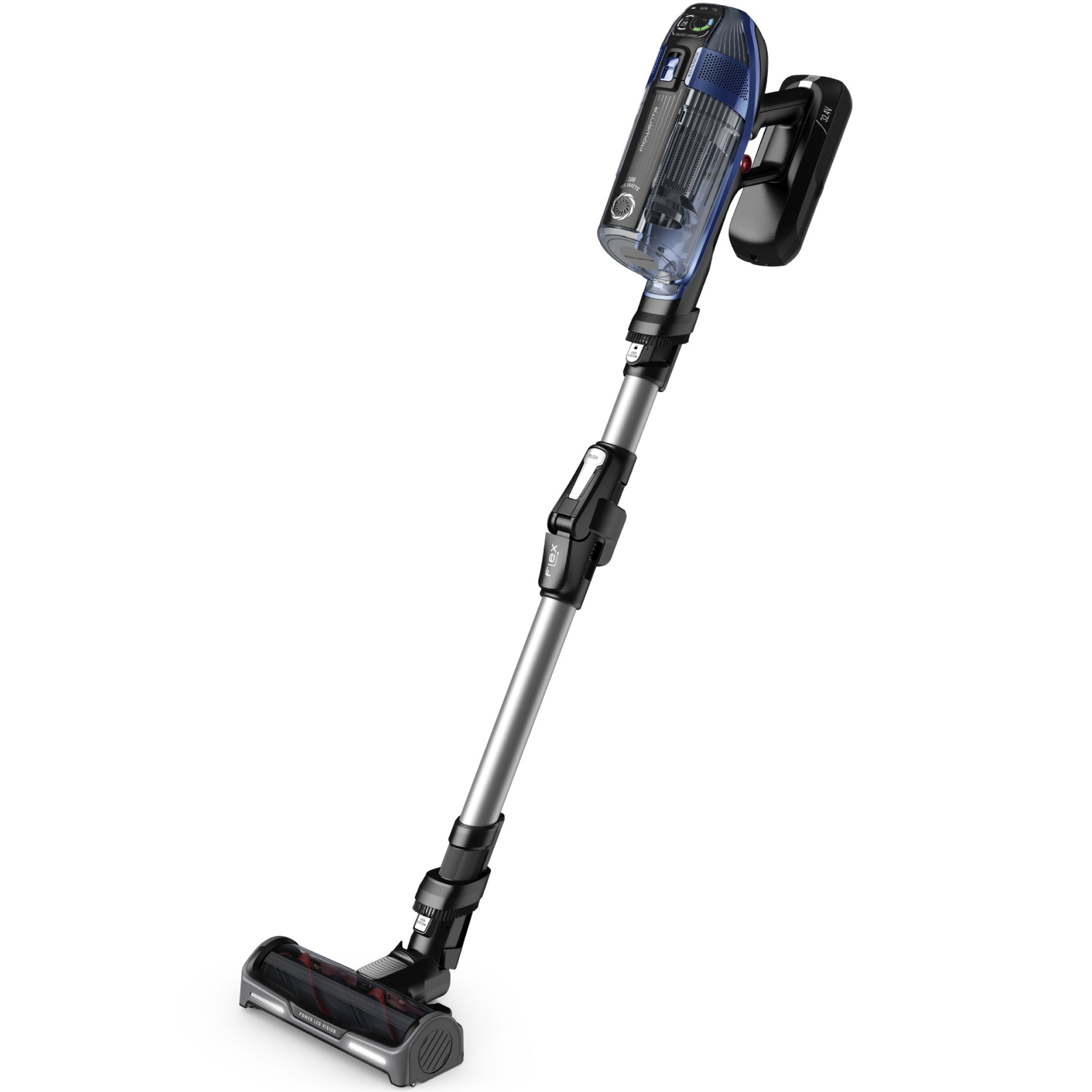Aspirator vertical Rowenta cu mop X-Force Flex 14.6 Aqua RH99C3WO 480W 0.4L Albastru Negru