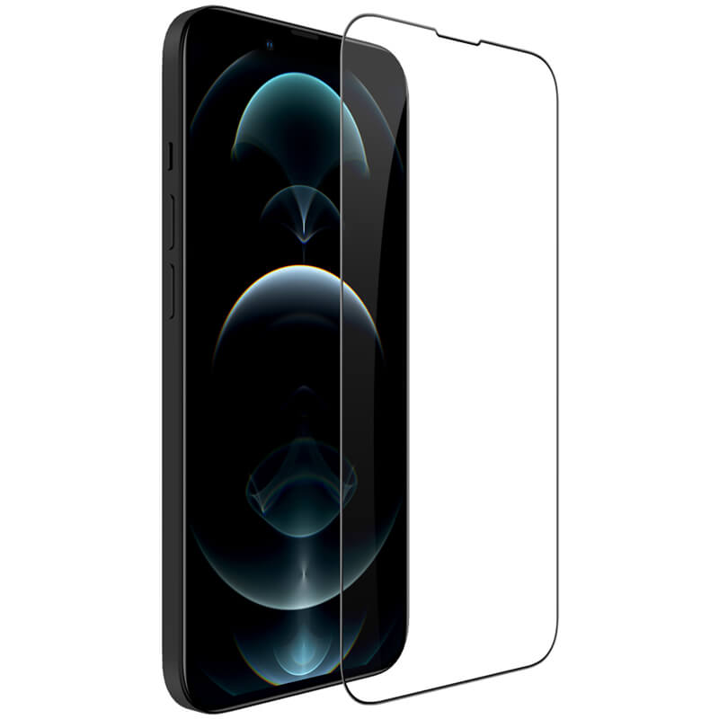 Folie de sticla pentru Apple iPhone 13 Pro, Rezistent la socuri, Acoperire completa, Negru
