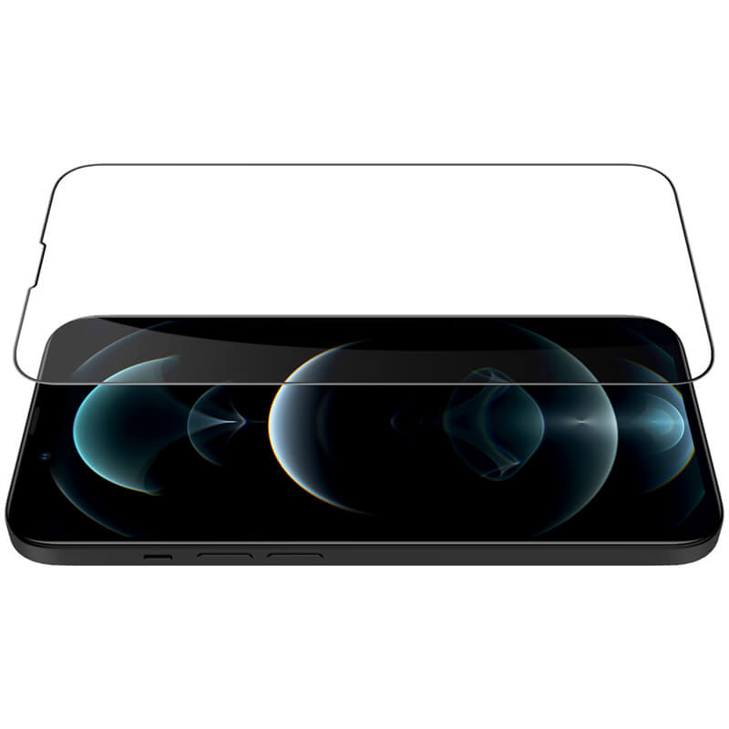 Folie de sticla pentru Apple iPhone 13 Pro, Rezistent la socuri, Acoperire completa, Negru