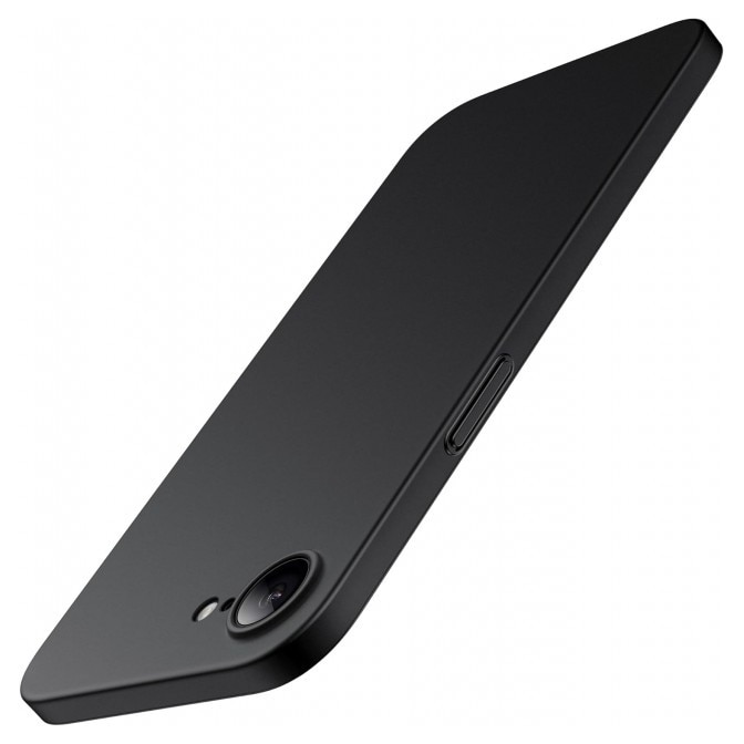 Husa Upzz® Ultra Slim New Compatibila Cu iPhone 17e, Silicon Soft Slim, Protectie La Camera, Negru