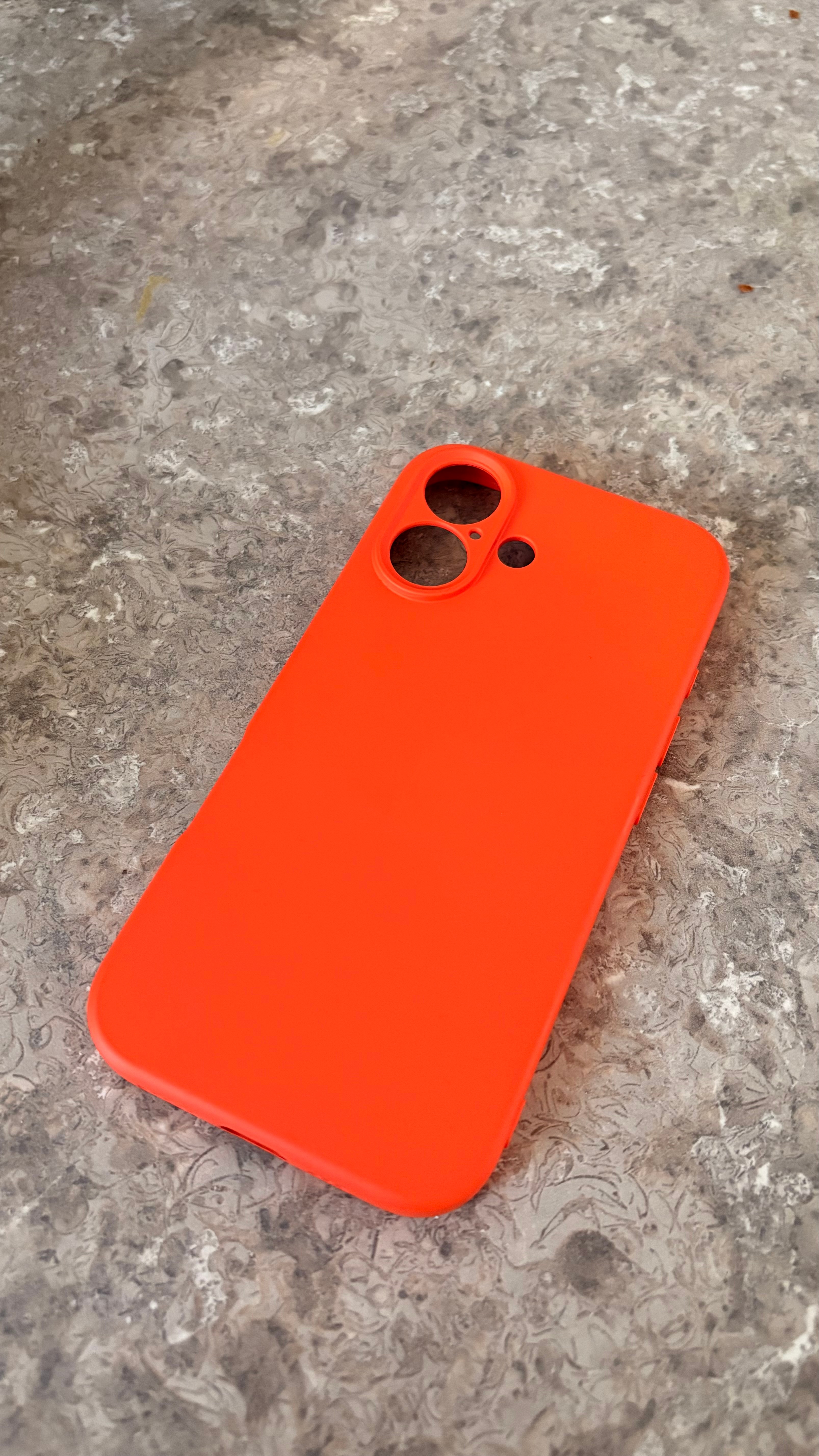 Husa compatibila cu Apple Iphone 16, Silicon Cover, Interior Microfibra, Protectie Camere, Verde Neon, Atlas