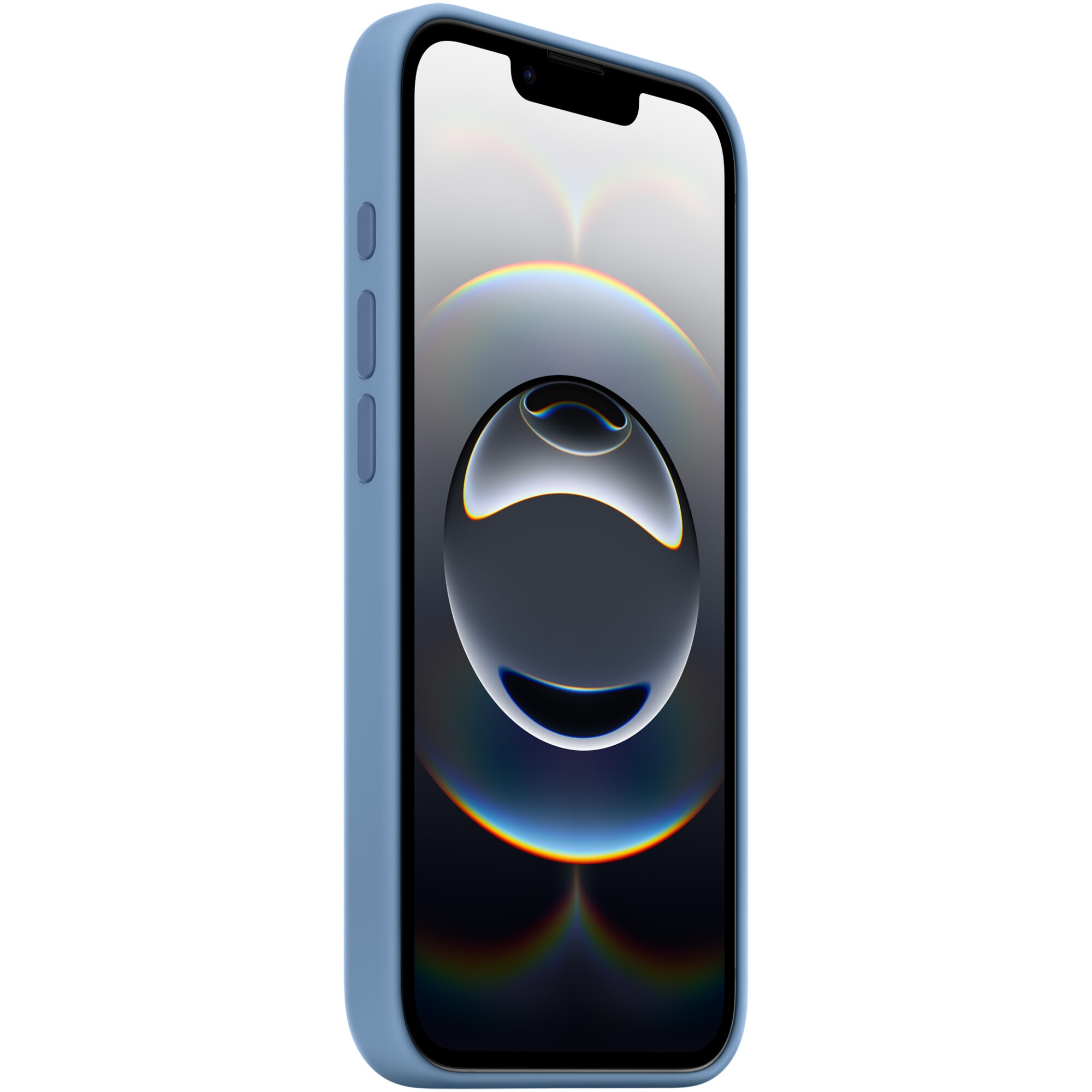 Husa de protectie Apple Silicone Case pentru iPhone 16e, Winter Blue