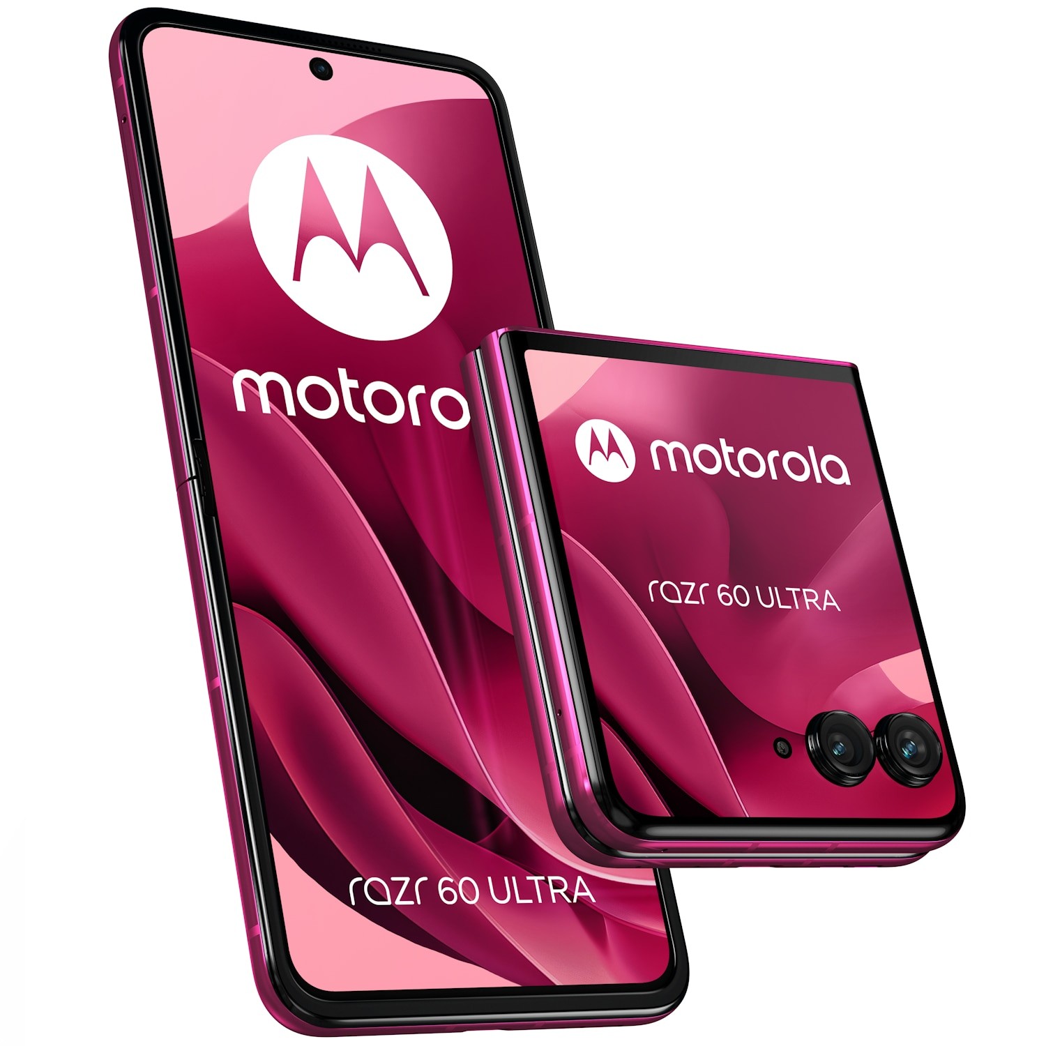 Telefon mobil Motorola razr 60 ultra, Dual SIM, 512GB, 16GB RAM, 5G, Pantone Cabaret