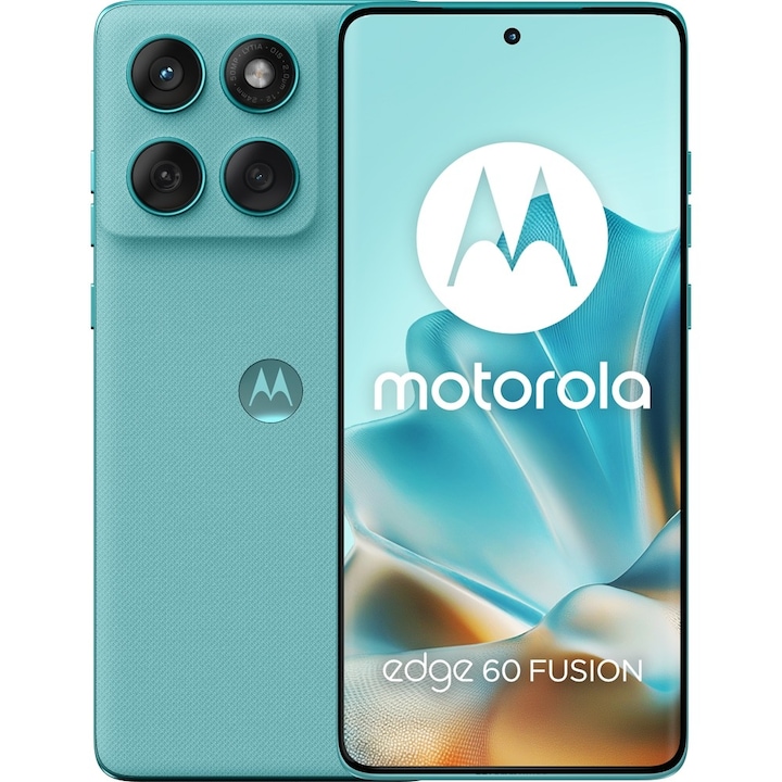 Telefon mobil Motorola Edge 60 Fusion, 8GB RAM, 256GB, 5G, Pantone Amazonite