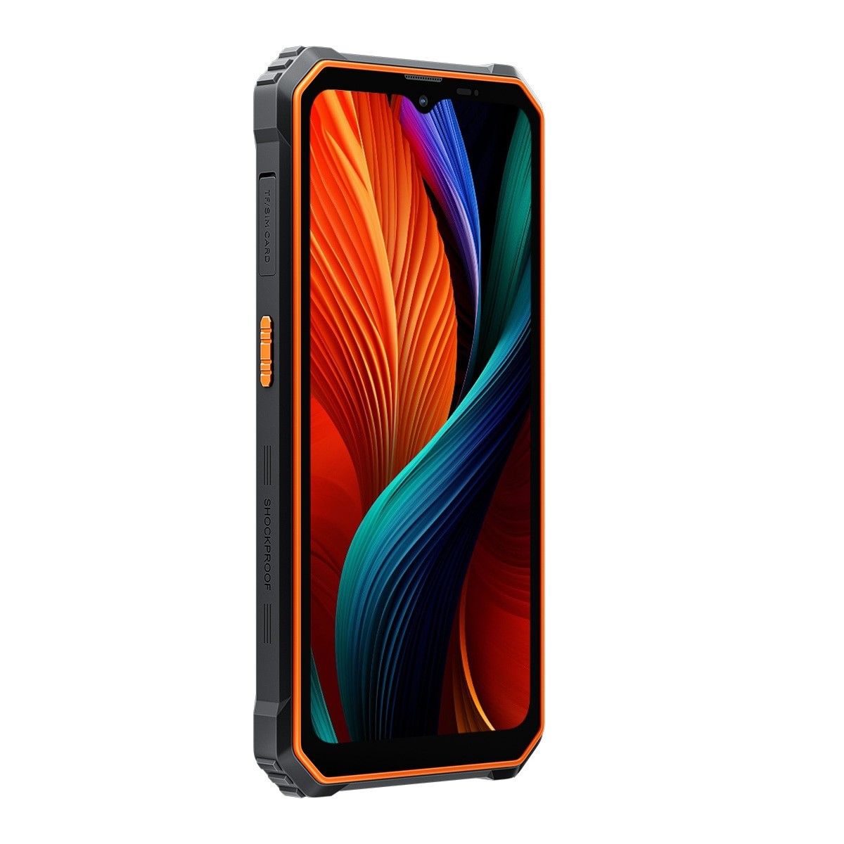 Telefon mobil Blackview BV6200 Plus, 4G, 6.56" FHD+, 24GB Ram(8GB + 16GB extensibili), 256GB, 16MP, Android 14, 11000mAh, 90hz, Rezistent la praf/anti-picatura/impermeabil, Fata ID/NFC, Portocaliu