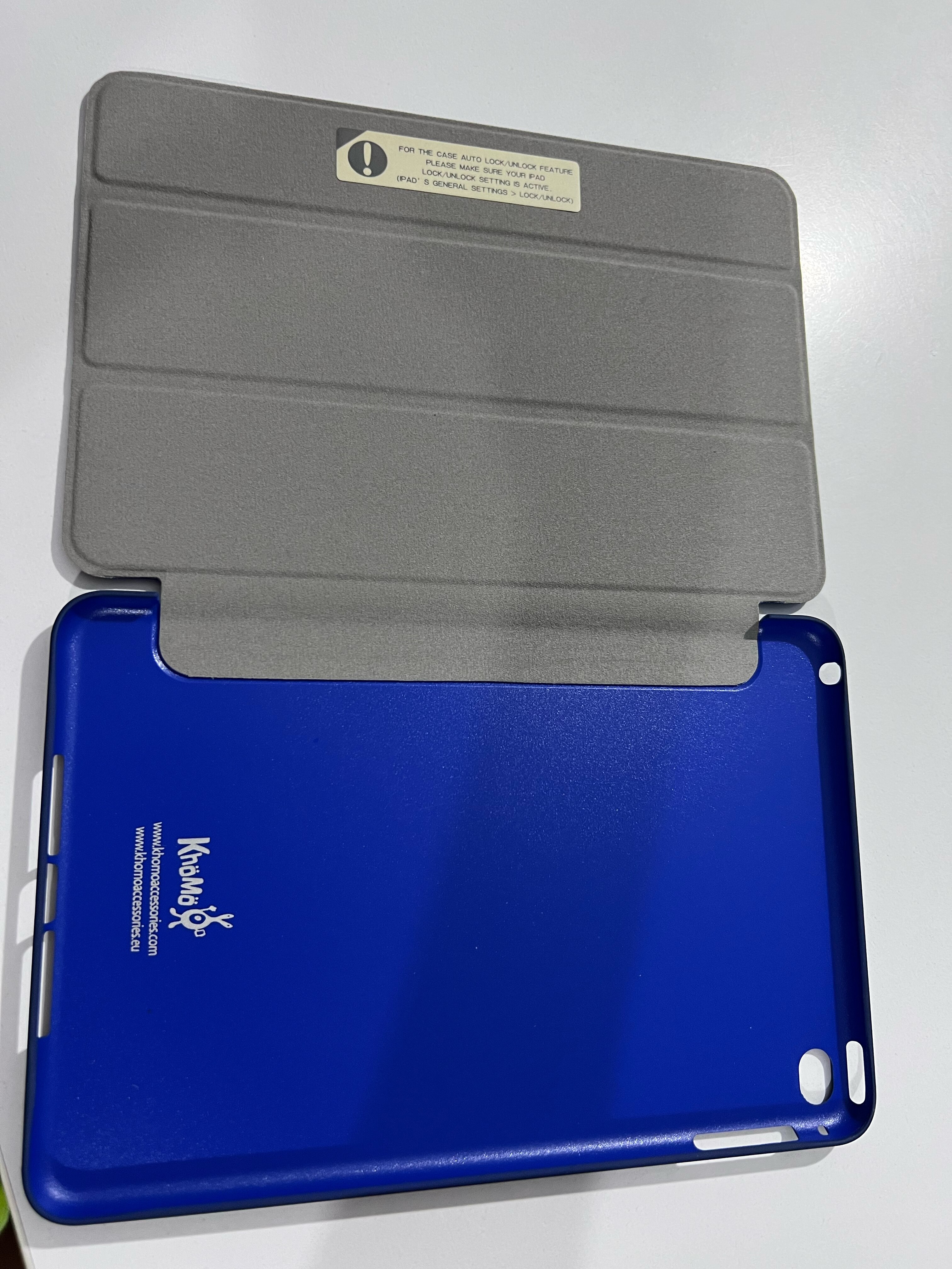 Husa de protectie UltraSlim KHOMO pentru iPad Mini 4, Blue